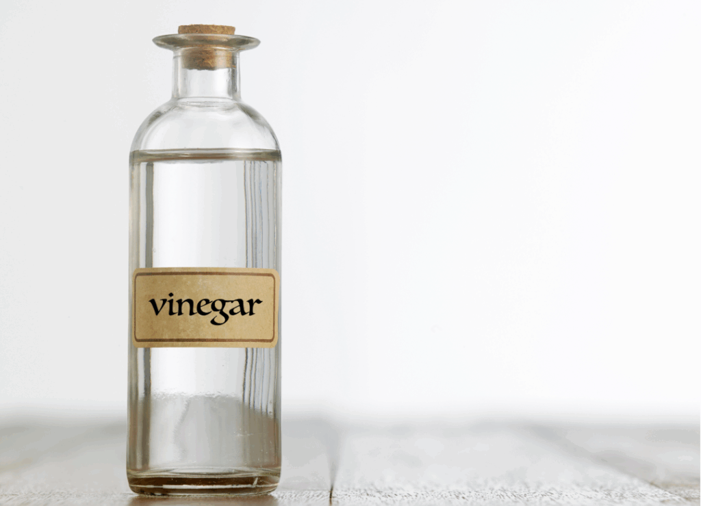 white vinegar bottle